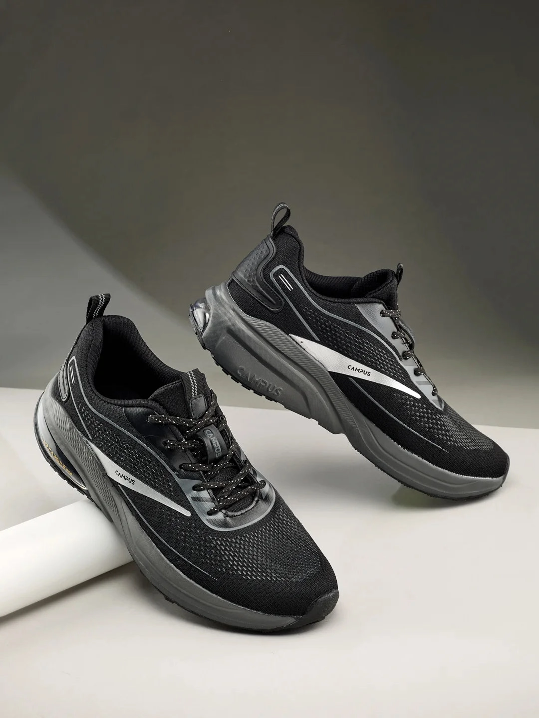 ACETATE Black Men's Running Shoes Running Shoes Gore-tex
