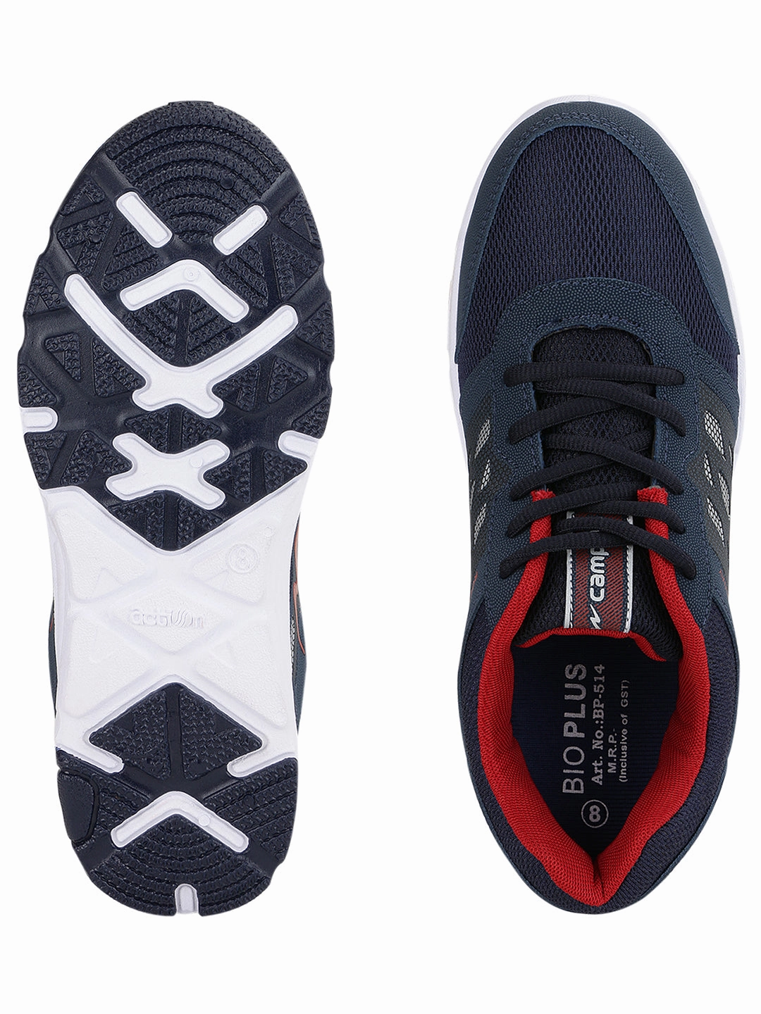 Best Running Shoes For Trails BP-514 Blue Men's Running Shoes