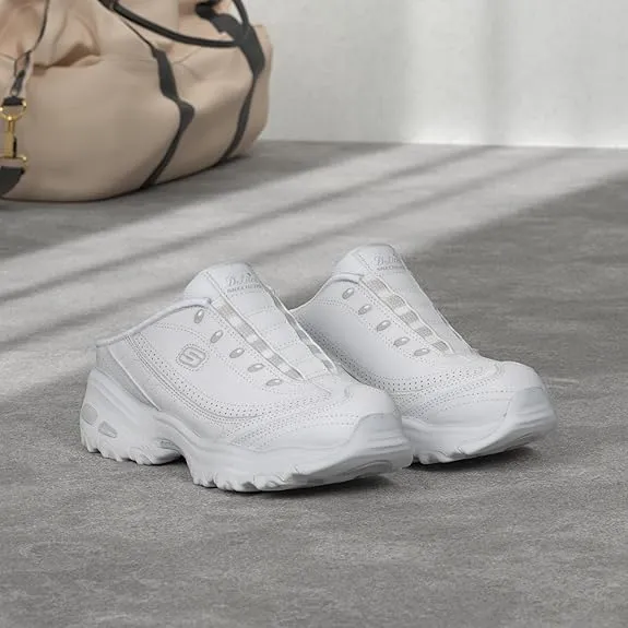 Skechers Sport Women's D'Lites Slip-On Mule Sneaker Orthotic Sneakers