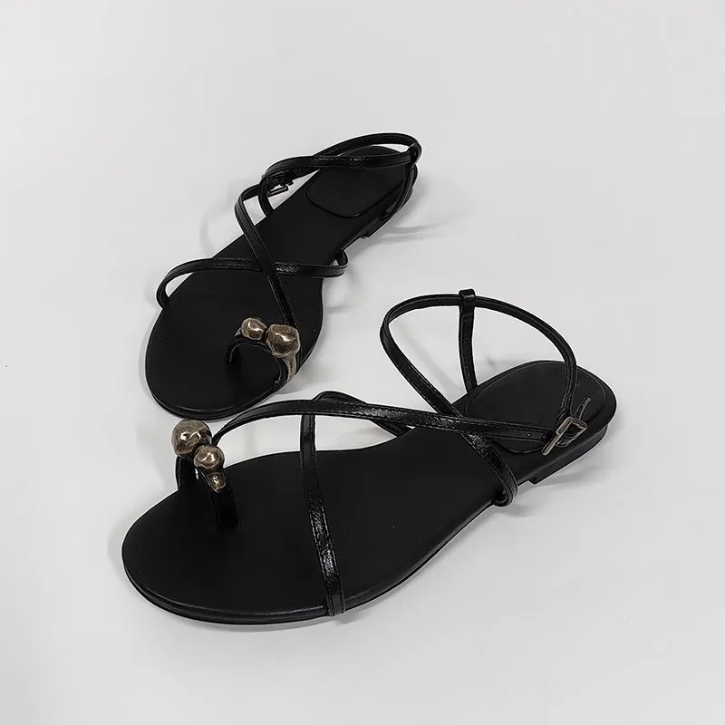 Sandals Bed Stu Fiora - Fashionable Cross Strap Flat Sandals for Women