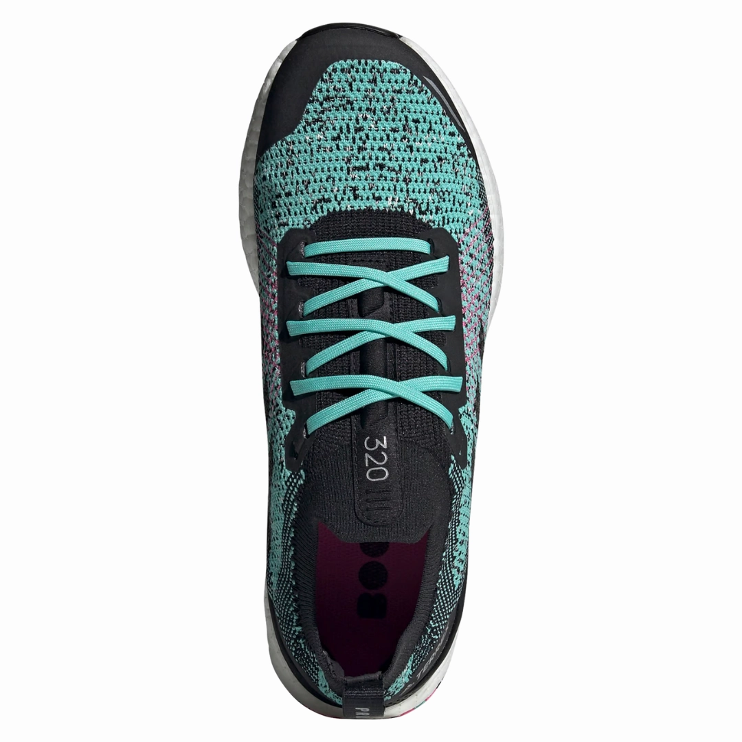 Adidas - Men's Parley x Terrex Two Ultra 'Acid Mint' - Acid Mint / Core Black / Screaming Pink Turf Adidas Soccer Shoes