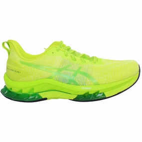 Carbon Plated Asics Asics Gel-Kinsei Blast LE 2 Mens Green Running Shoes