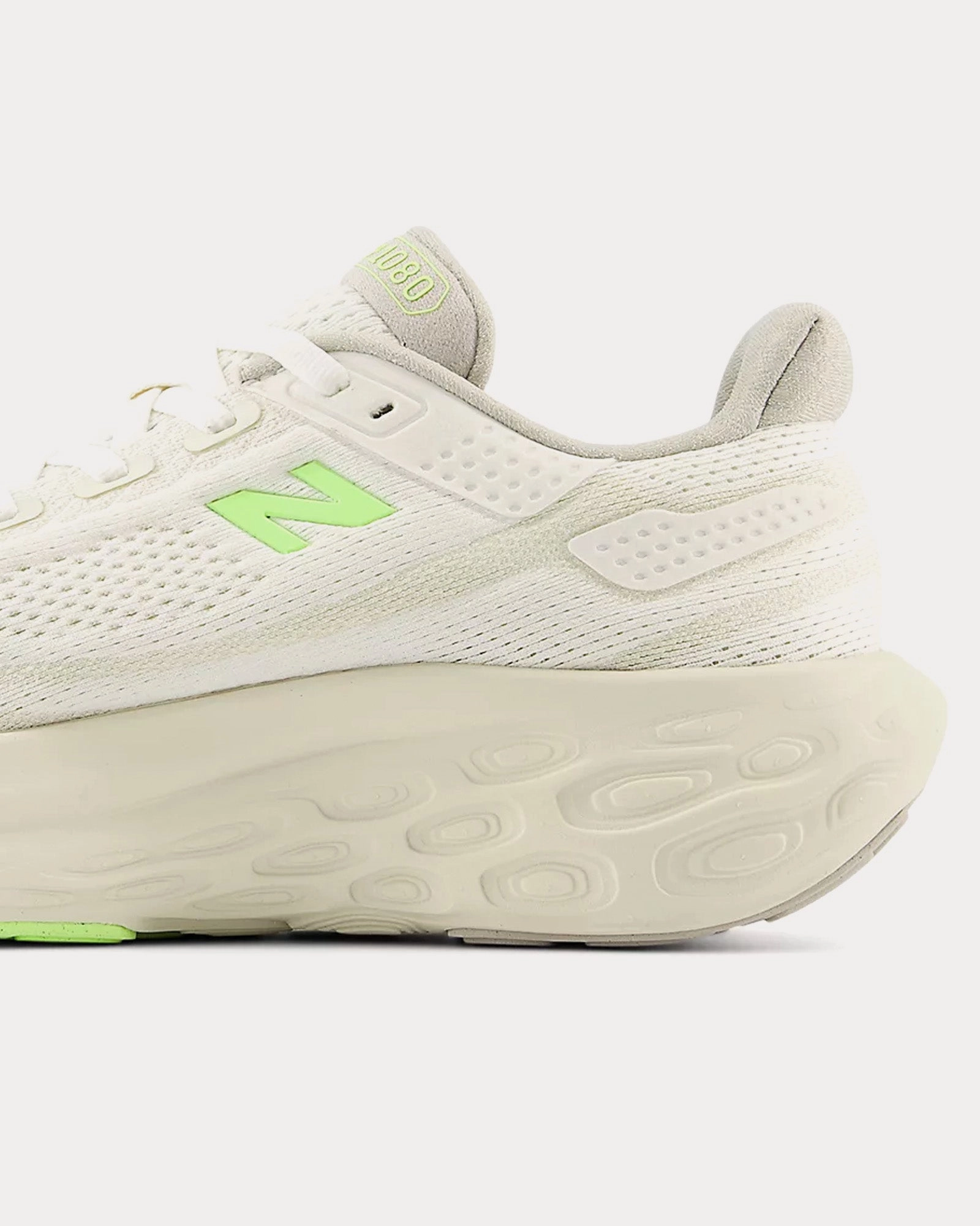 New Balance 408 Womens Fresh Foam X 1080v13 Moonrock / Bleached Lime Glo / Sea Salt Running Shoes