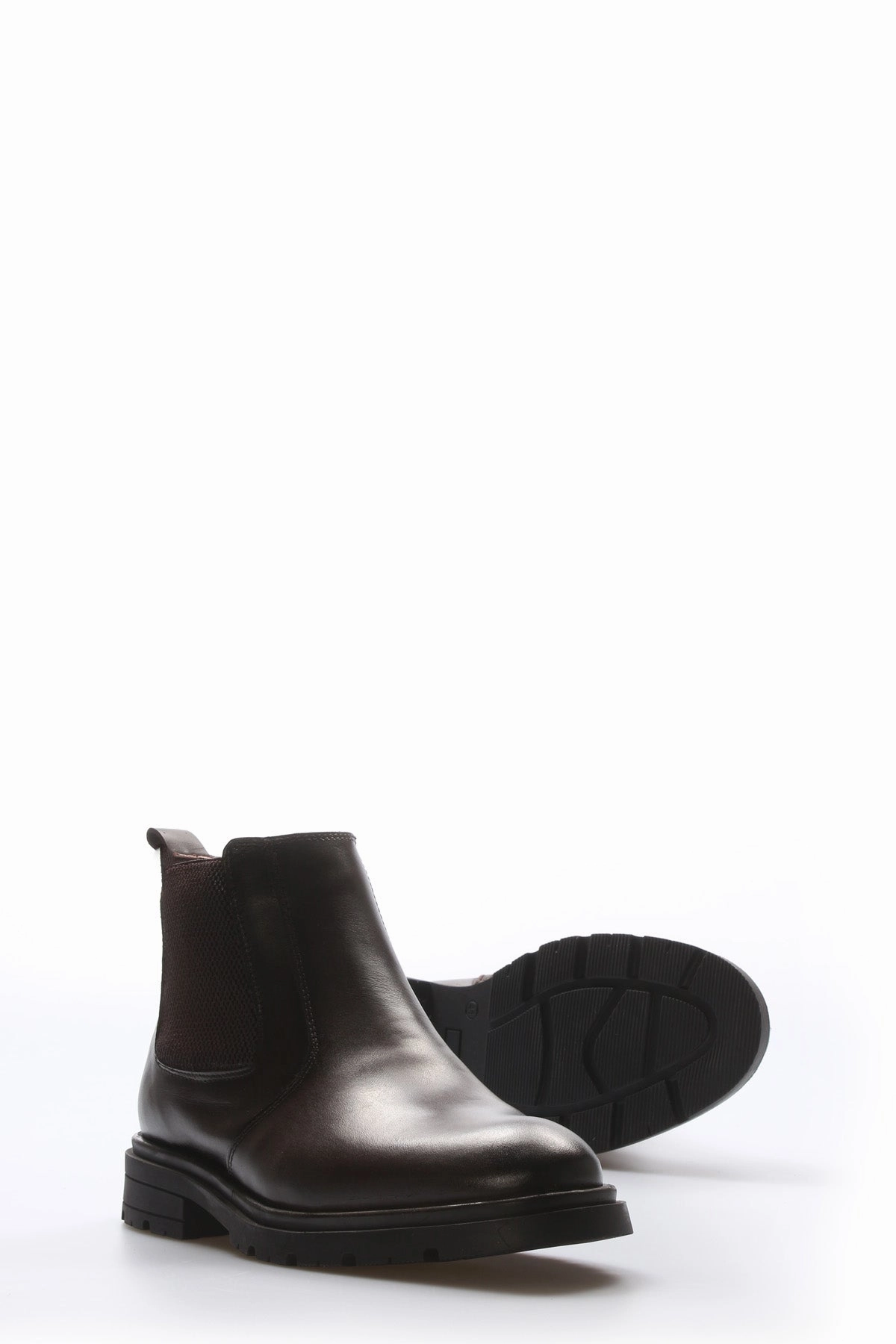 FST Genuine Leather Fur-lined Men's Casual Boot 951KMA99 Brown - Golden Glades Pony Casual Shoes