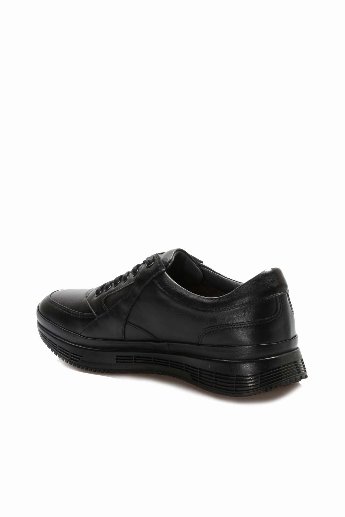 FST Genuine Leather Fur-lined Men's Casual Shoes 722KMA331 Black - Dartford Casual Socks Shoes