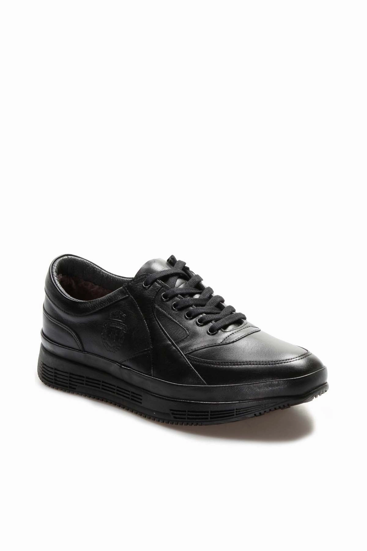 Casual Work Shoe FST Genuine Leather Fur-lined Men's Casual Shoes 722KMA331 Black - Dartford