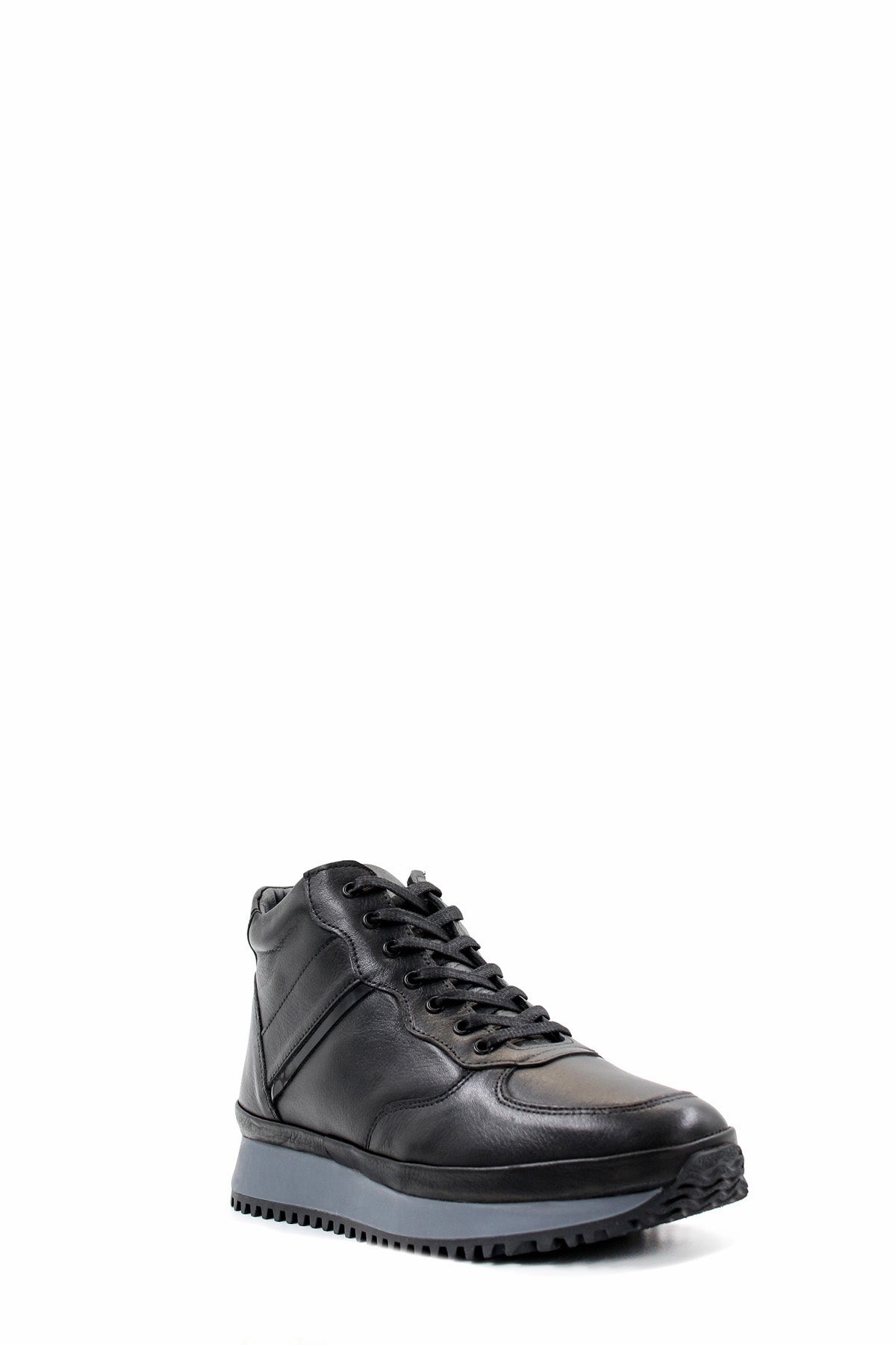 FST Genuine Leather Men's Casual Boot 722SMA876 Black - Portland Autumn Casual Shoes