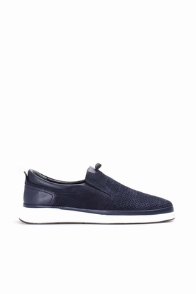 FST Genuine Leather Men's Casual Shoes 711MA440-4041 Navy Blue - Hacienda Heights Dc Graffik Casual Low Top Skate Shoe Sneaker