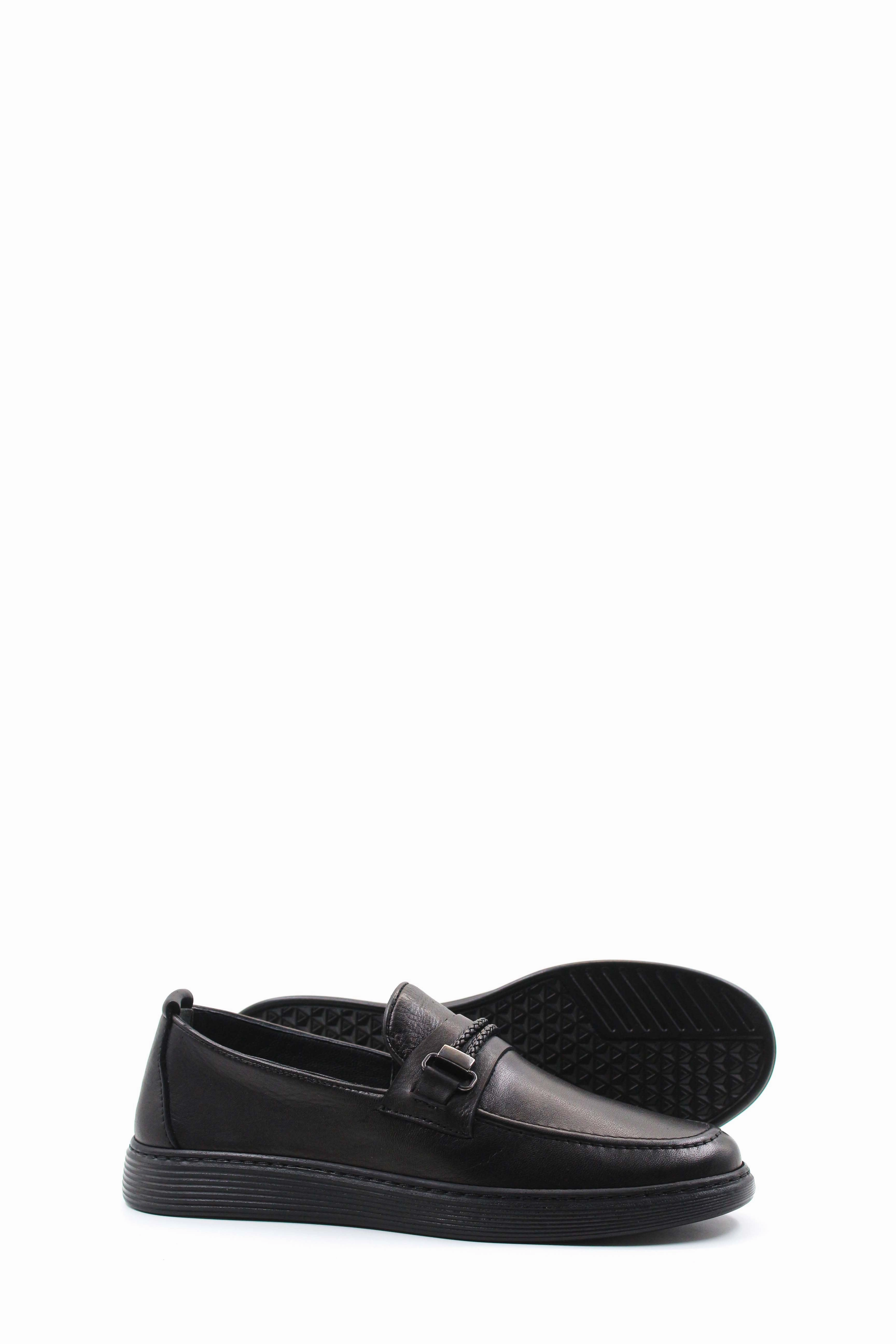 FST Genuine Leather Men's Casual Shoes 943MA800 Black - Gardena Types Of Business Casual Shoes