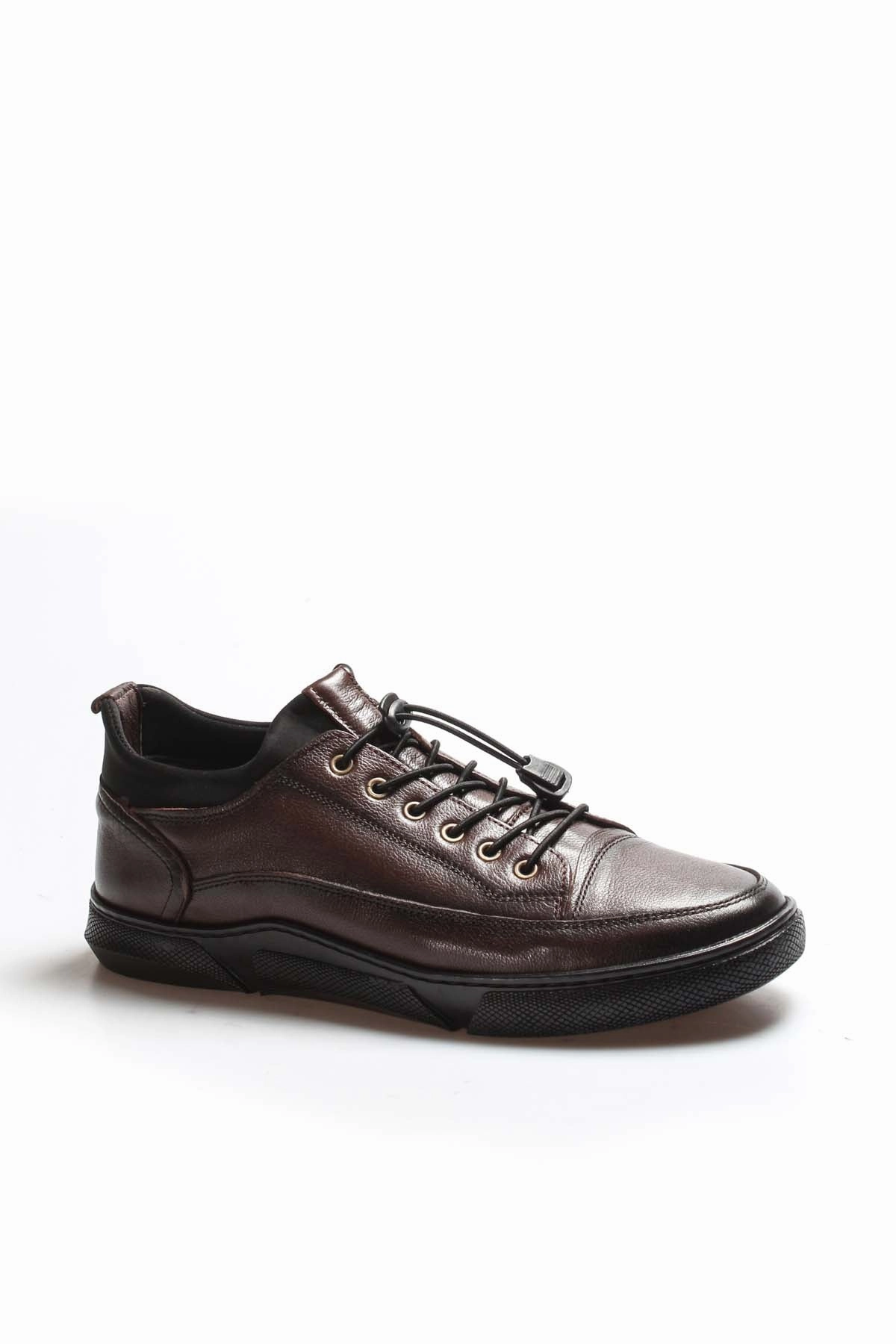 Casual Steel Toe Shoes FST Genuine Leather Men's Casual Shoes 948MA6002 Brown - Ciudad Acua