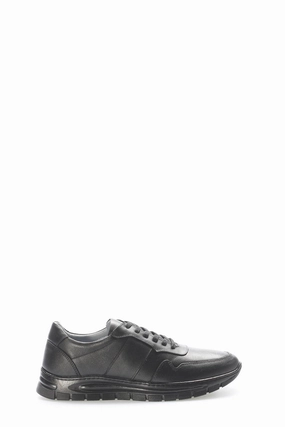 Business Casual Shoes Near Me FST Genuine Leather Men's Casual Shoes 951MA071 Black - Dorsten