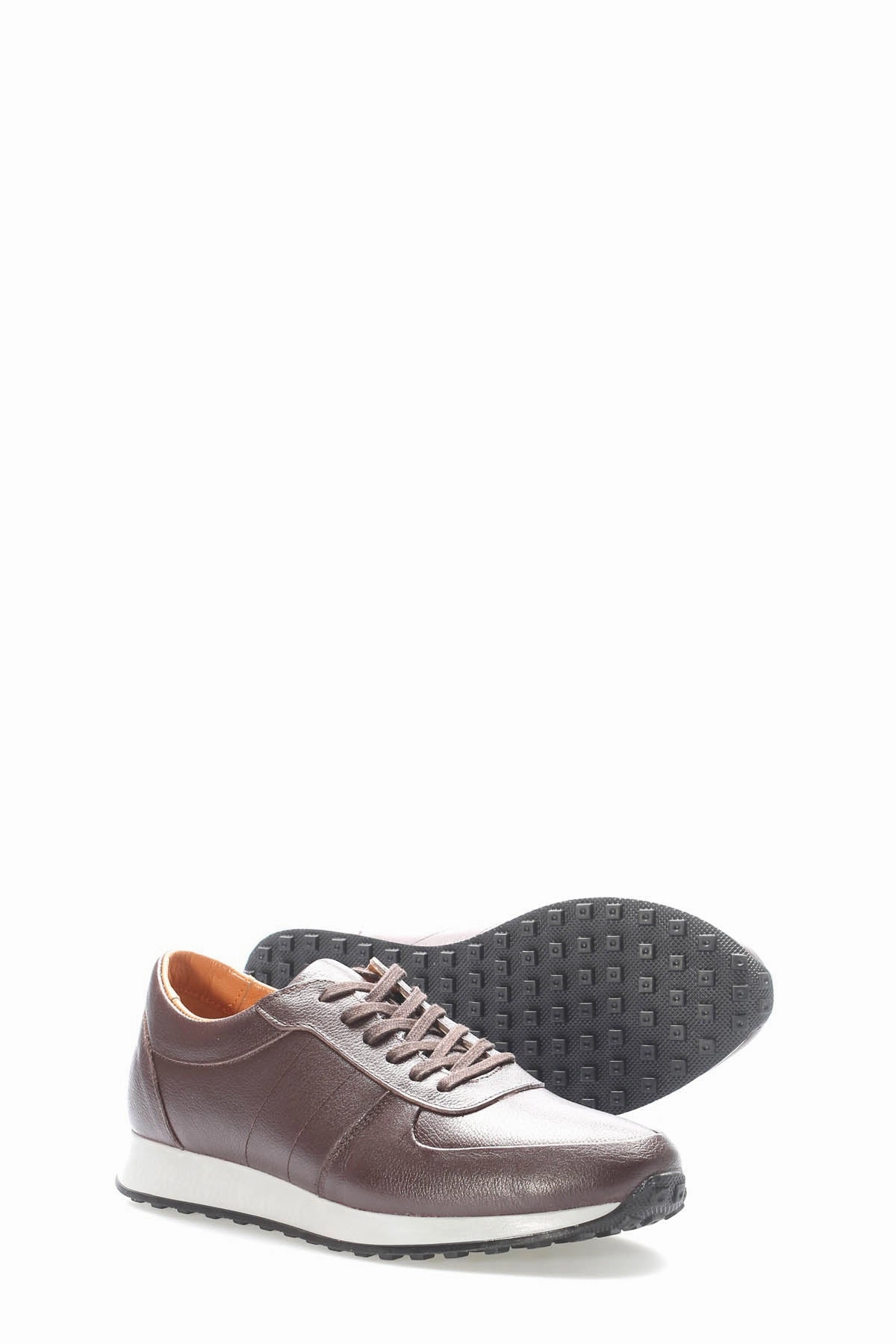 FST Genuine Leather Men's Casual Shoes 951MA556 Brown - Lipjan Shoes For Work And Casual