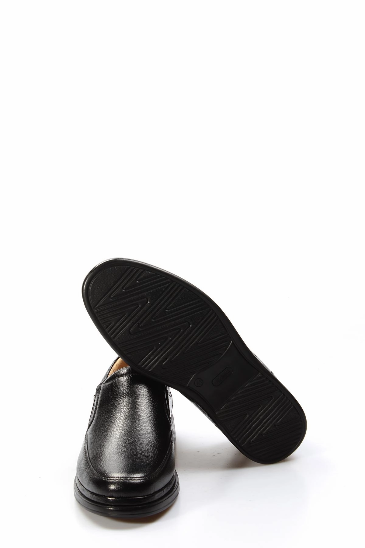 FST Genuine Leather Orthopedic Men's Casual Shoes 815MA1301 Black - New Rochelle Casual Shoes That Go With Anything