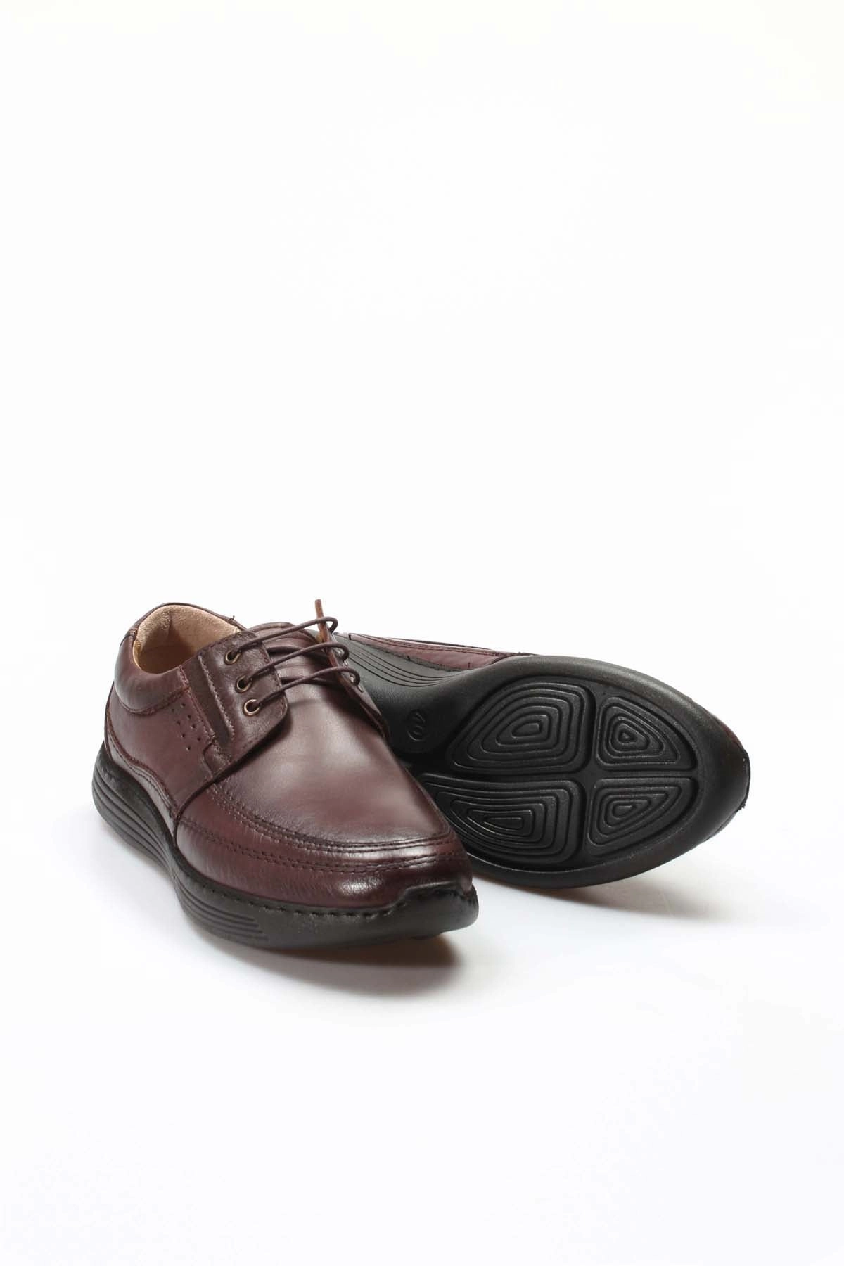 FST Genuine Leather Orthopedic Men's Casual Shoes 951MA203 Brown - Odesa Casual Shoes Rainy Season