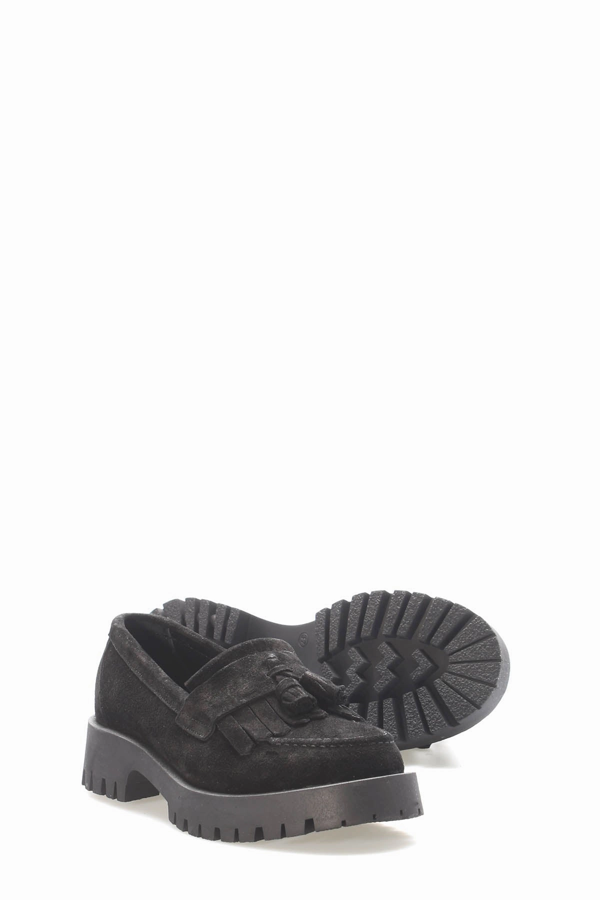 Casual Boots Shoes FST Genuine Leather Women's Casual Shoes 581ZA2840 Black Suede - Leominster