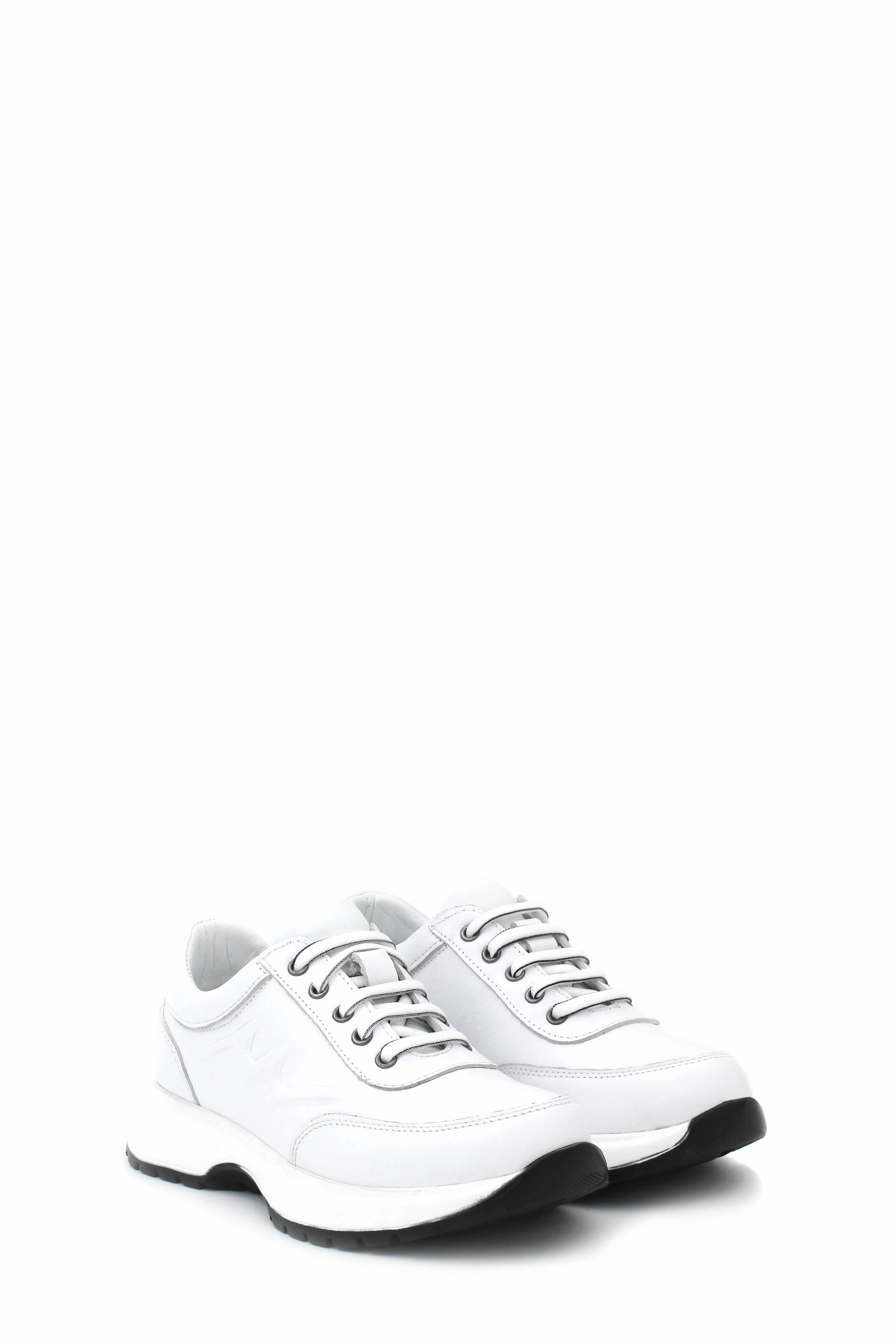 Casual Shoes 2014 FST Genuine Leather Women's Casual Shoes 583ZA2486 White - Medemblik