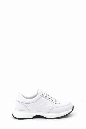 Casual Shoes Best FST Genuine Leather Women's Casual Shoes 583ZA2486 White - Medemblik