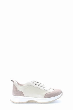 Footjoy Contour Casual Shoes FST Genuine Leather Women's Casual Shoes 583ZA2491 Beige Mink - Fribourg