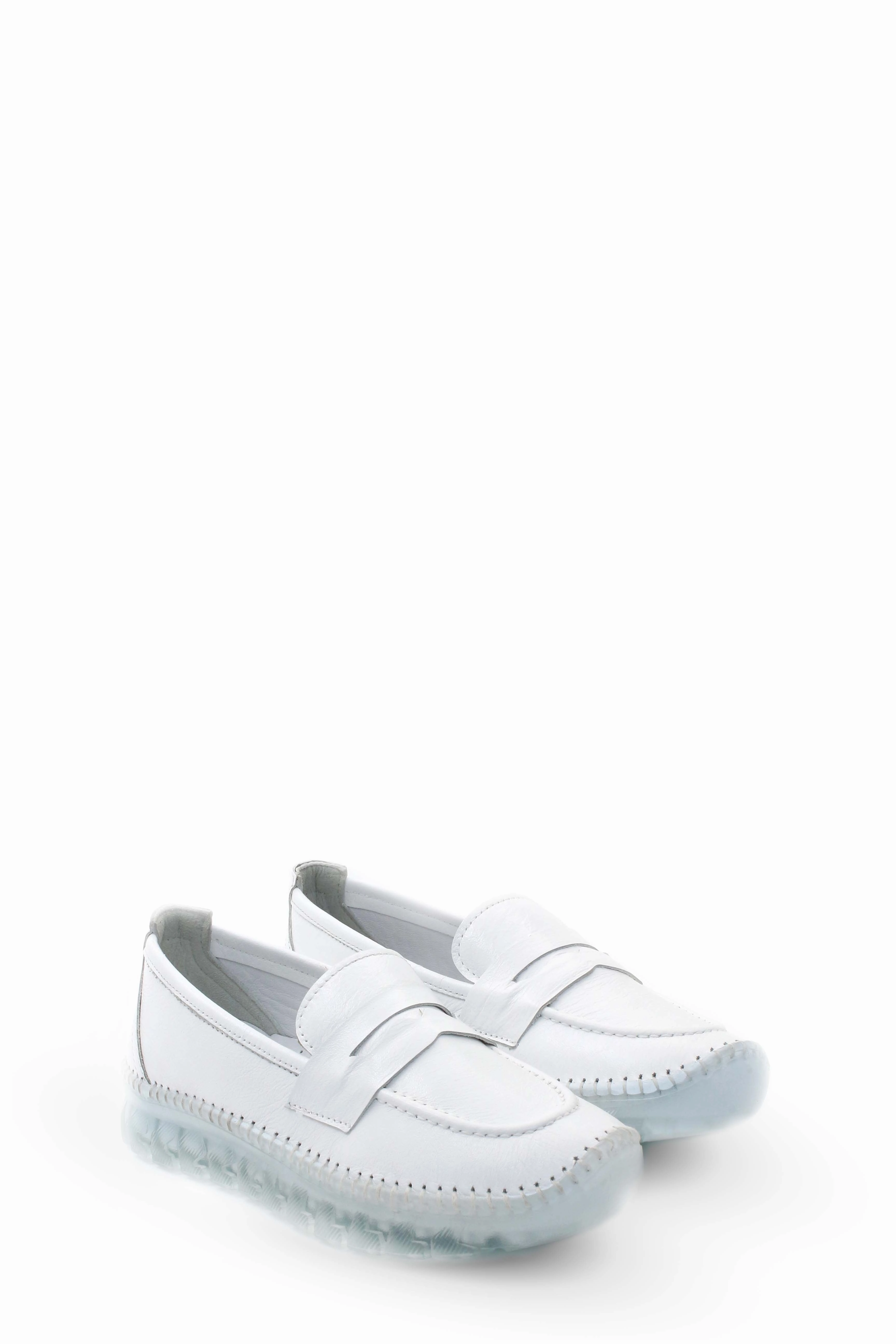 FST Genuine Leather Women's Casual Shoes 609ZA740 White - Berkeley Best Affordable Casual Shoes