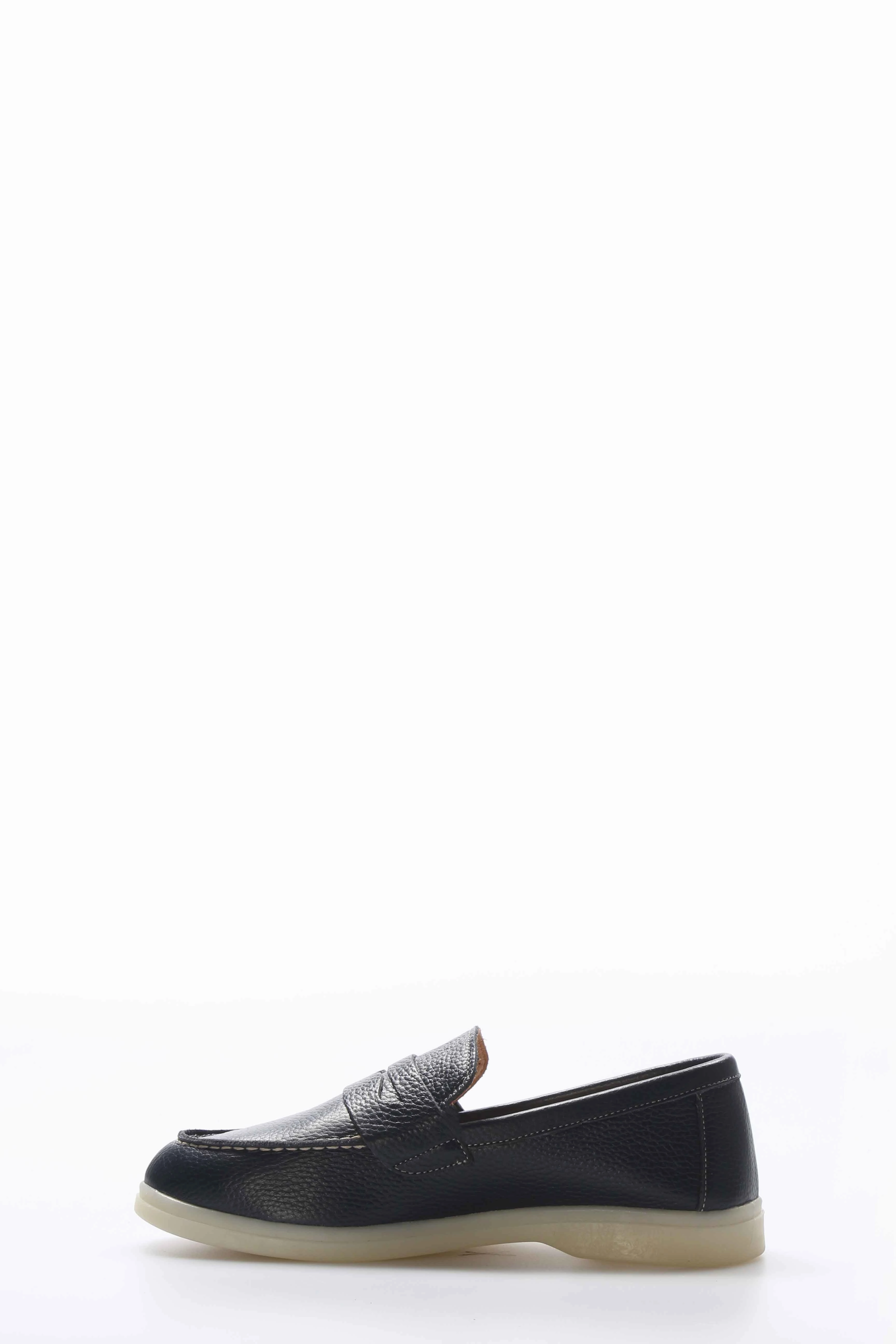 On Shoes Casual Wear FST Genuine Leather Women's Casual Shoes 733ZA017 Navy Blue - Hofheim