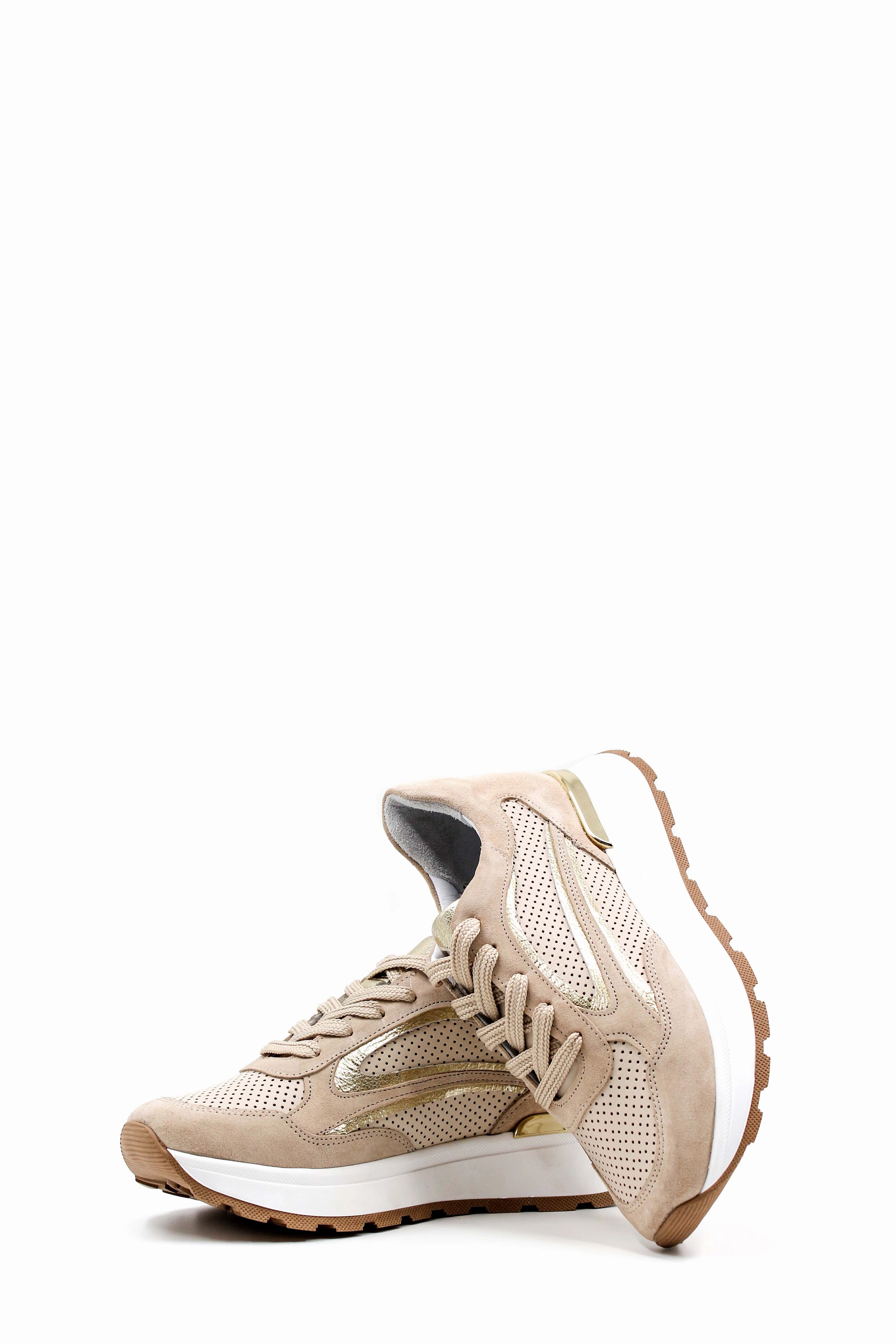 FST Genuine Leather Women's Casual Shoes 757ZA24049 Beige Gold - Oyster Bay Casual Crocs Shoes