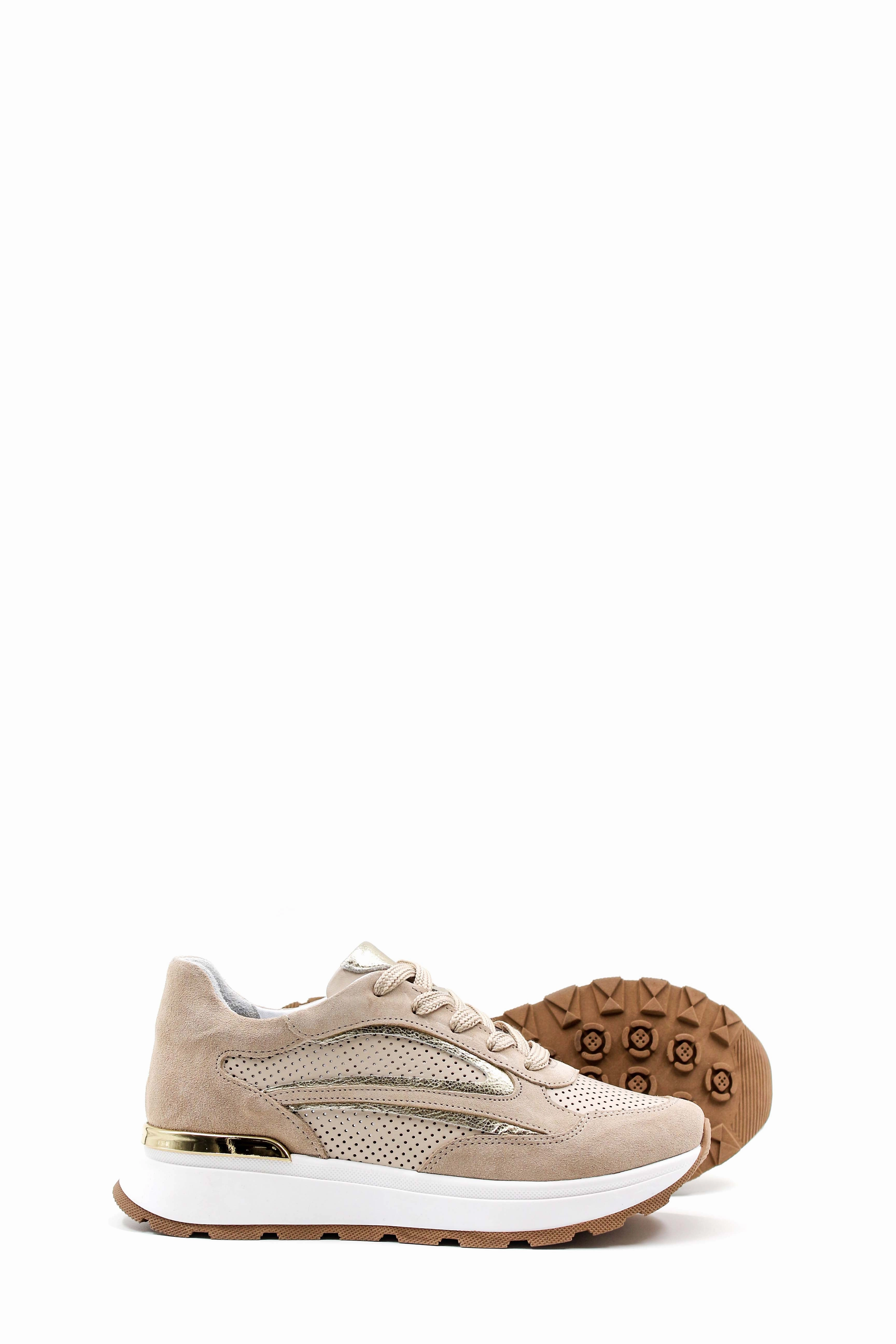 FST Genuine Leather Women's Casual Shoes 757ZA24049 Beige Gold - Oyster Bay Casual Yellow Shoes