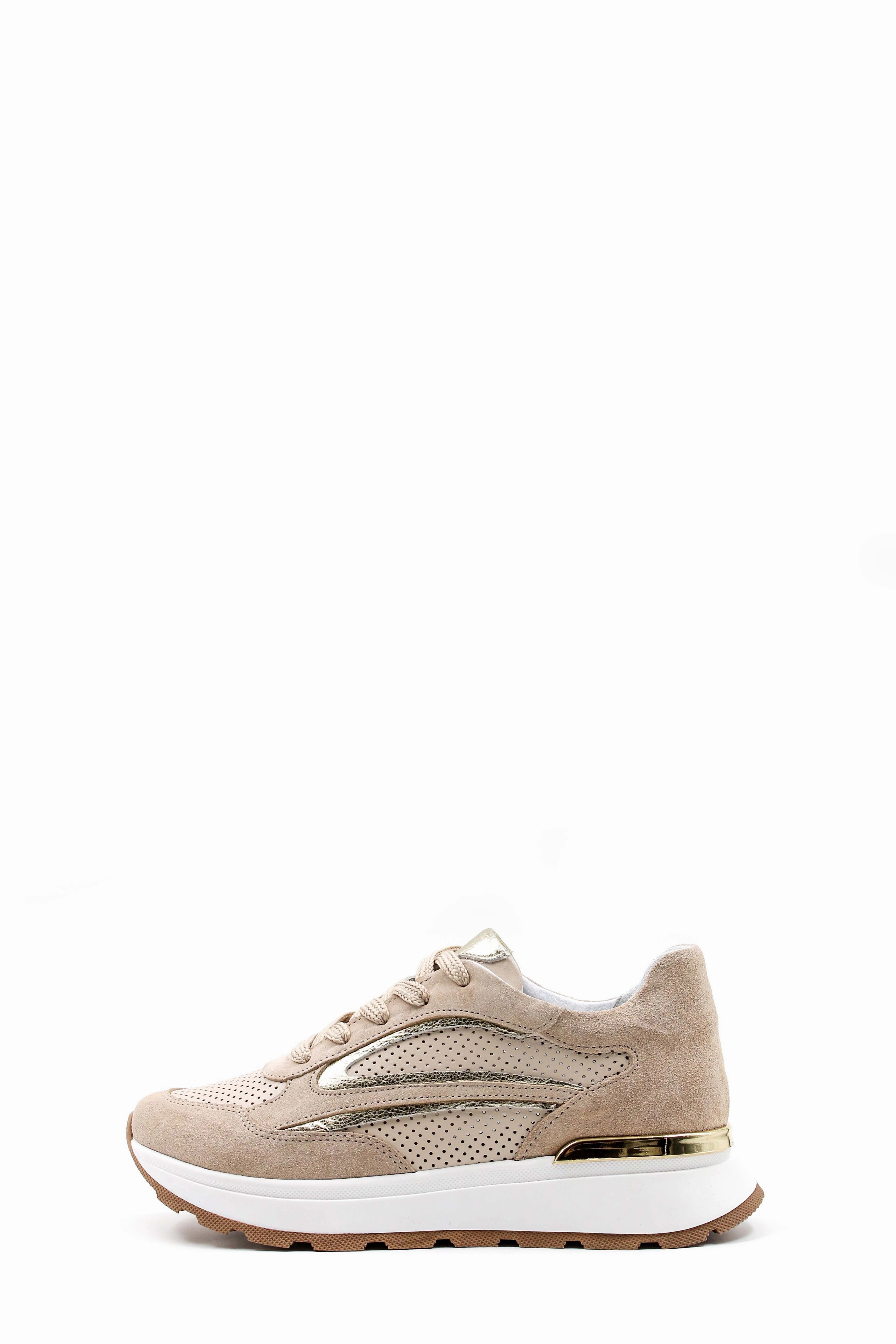 Cool Casual Shoes FST Genuine Leather Women's Casual Shoes 757ZA24049 Beige Gold - Oyster Bay