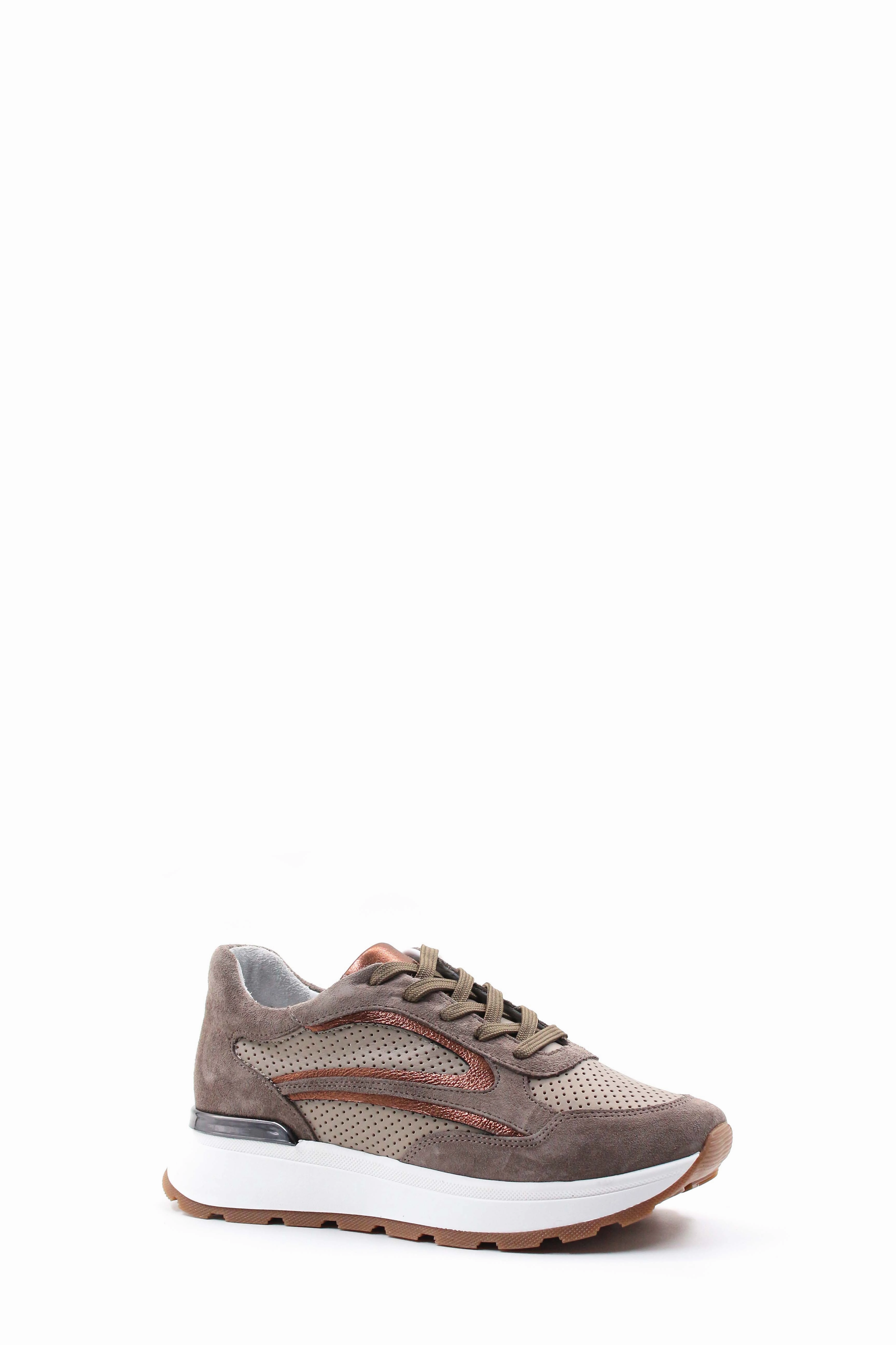 Casual Shoes For Men FST Genuine Leather Women's Casual Shoes 757ZA24049 BROWN COPPER - Cherkasy