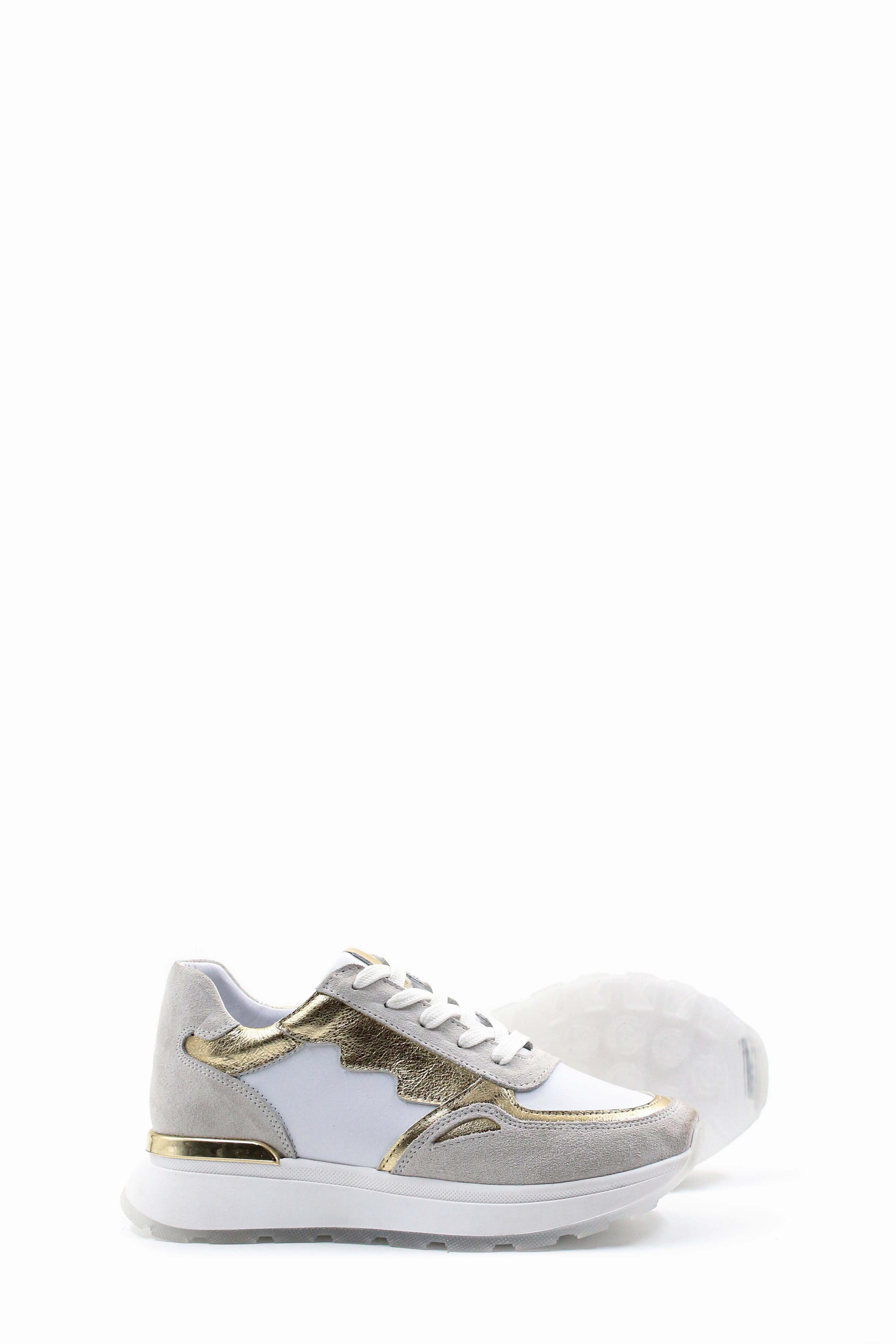 Air Huarache City Low Casual Shoes FST Genuine Leather Women's Casual Shoes 757ZA24066 White Gold - Plauen