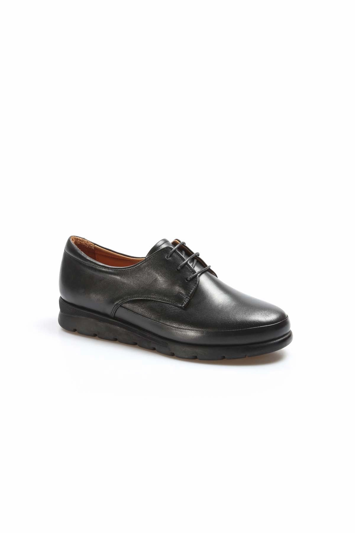 FST Genuine Leather Women's Casual Shoes 863ZA2055 Black - Santiago Juxtlahuaca Insulated Casual Shoes