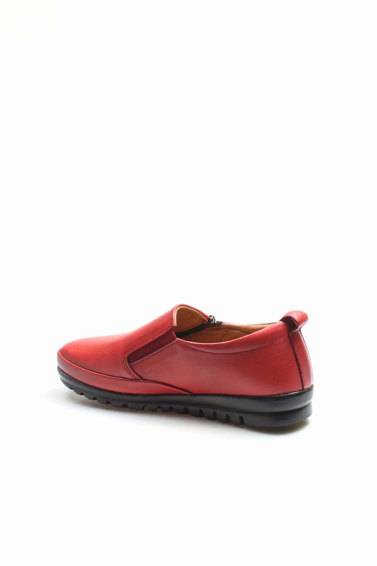 FST Genuine Leather Women's Casual Shoes 881ZA1085 Red - Tuckahoe Ff14 Casual Shoes