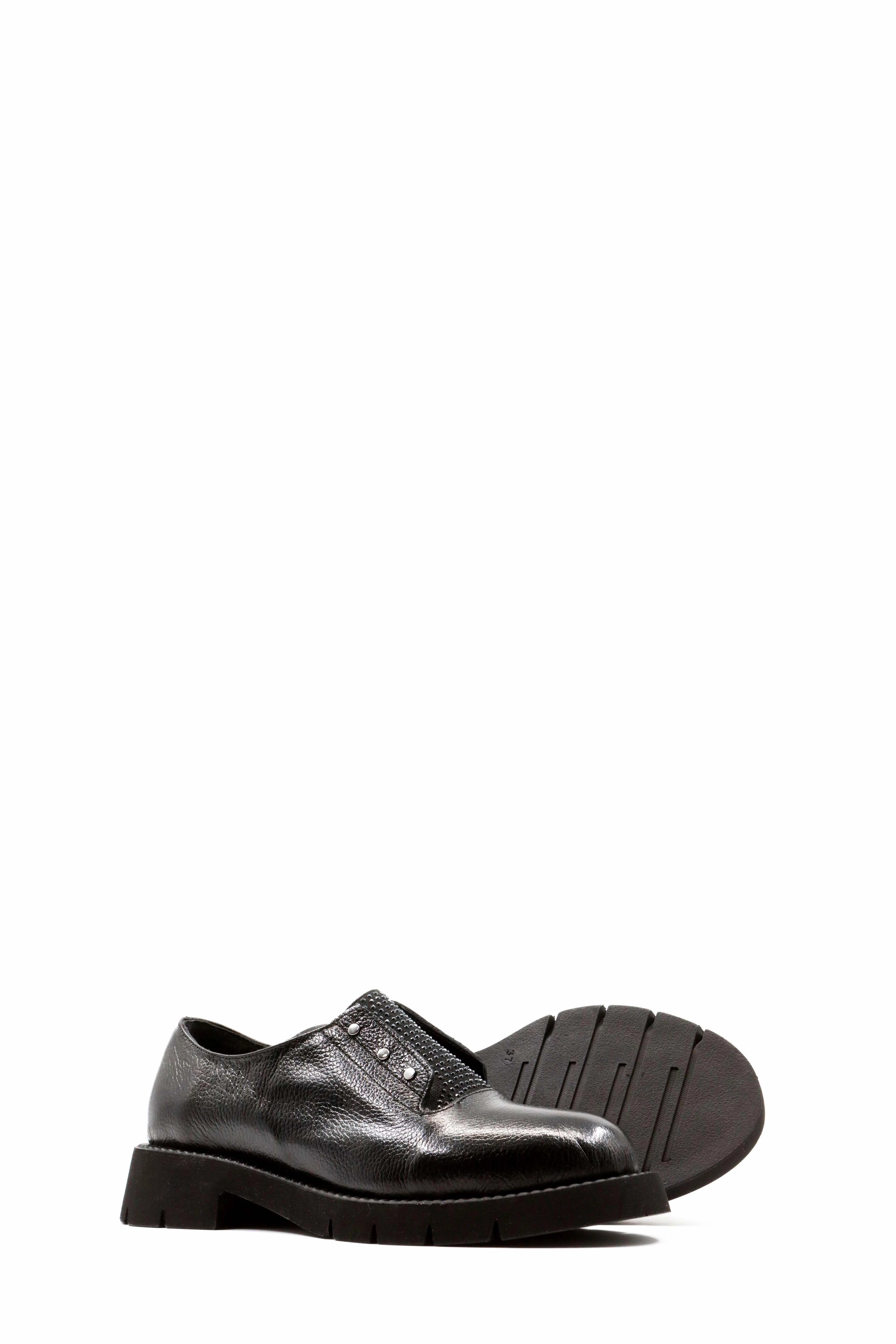 FST Genuine Leather Women's Casual Shoes 888ZA619 BLACK CRYSTAL - Sankt Gallen Twisted X Casual Shoes