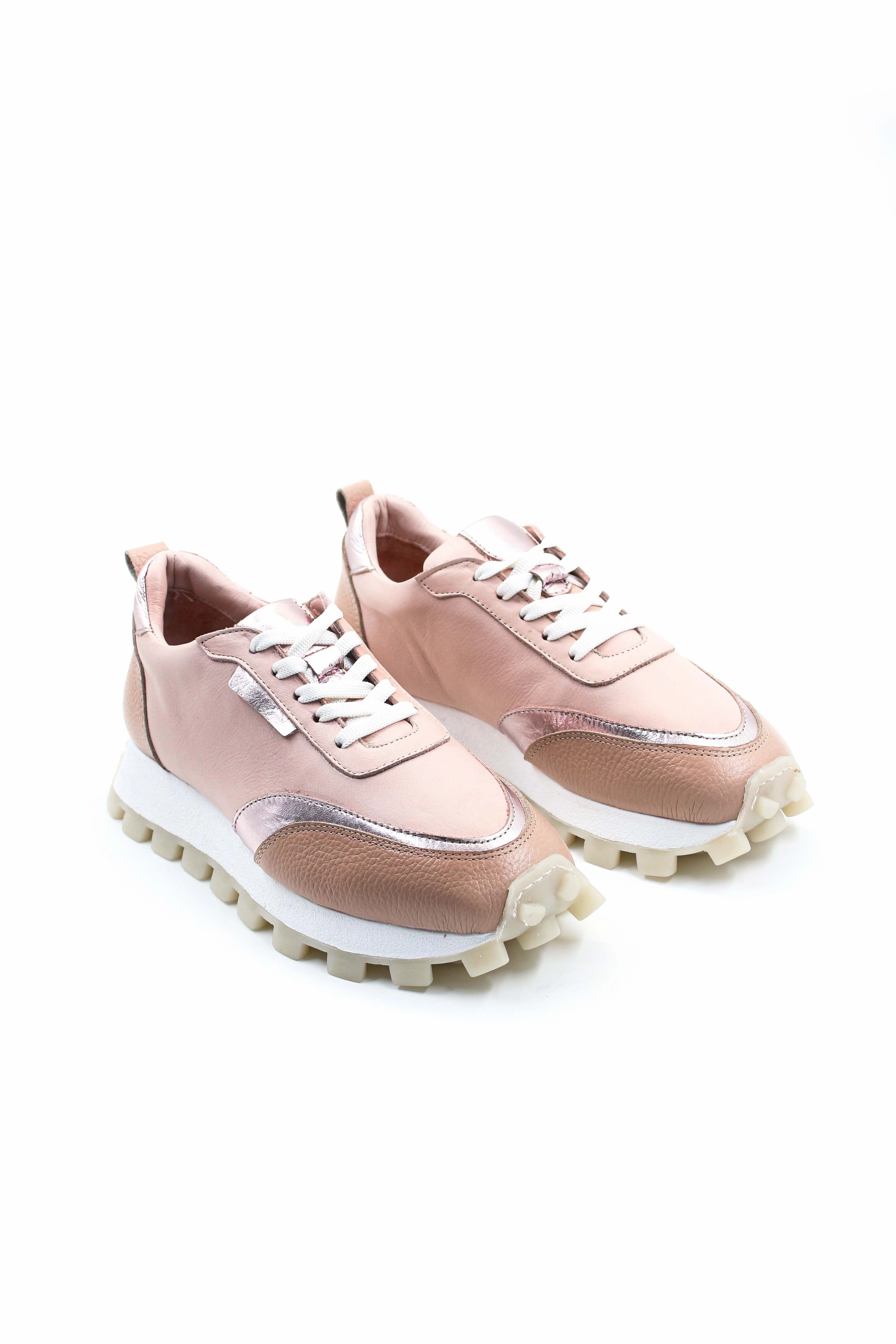 Best Casual Mtb Shoes FST Genuine Leather Women's Casual Shoes 916ZA1640 Powder - Ponta Delgada