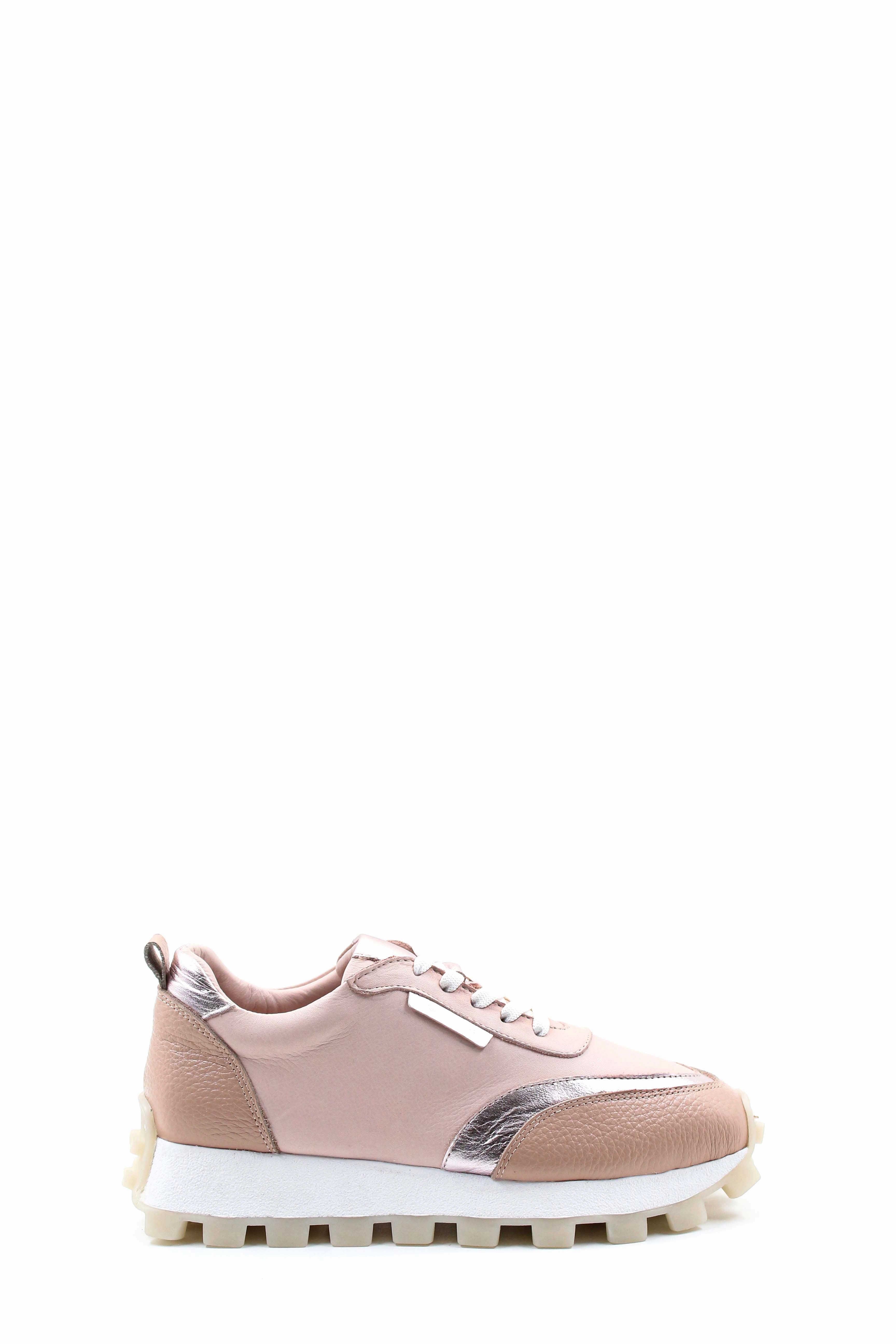 Wholesale Casual Shoes FST Genuine Leather Women's Casual Shoes 916ZA1640 Powder - Ponta Delgada