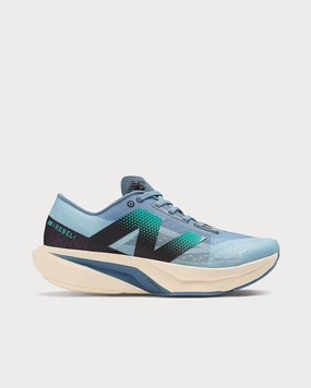 Navy Blue New Balances FuelCell Rebel v4 Heron Blue / Chrome Blue / Black Running Shoes