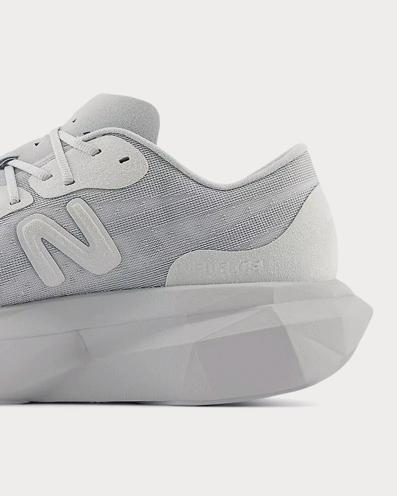 New Balances Pink And Purple FuelCell SuperComp Elite v4 Aluminum Grey / White Running Shoes