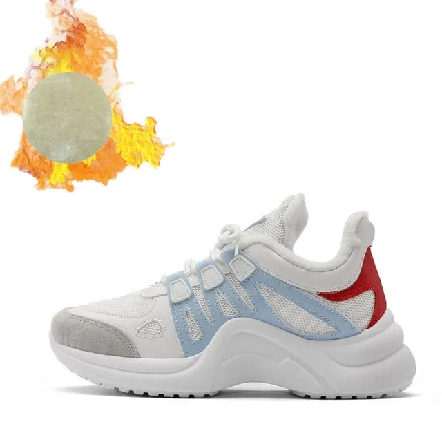 Fujin Sneakers Women 2019 Breathable Mesh Casual Shoes Sneakers Buy