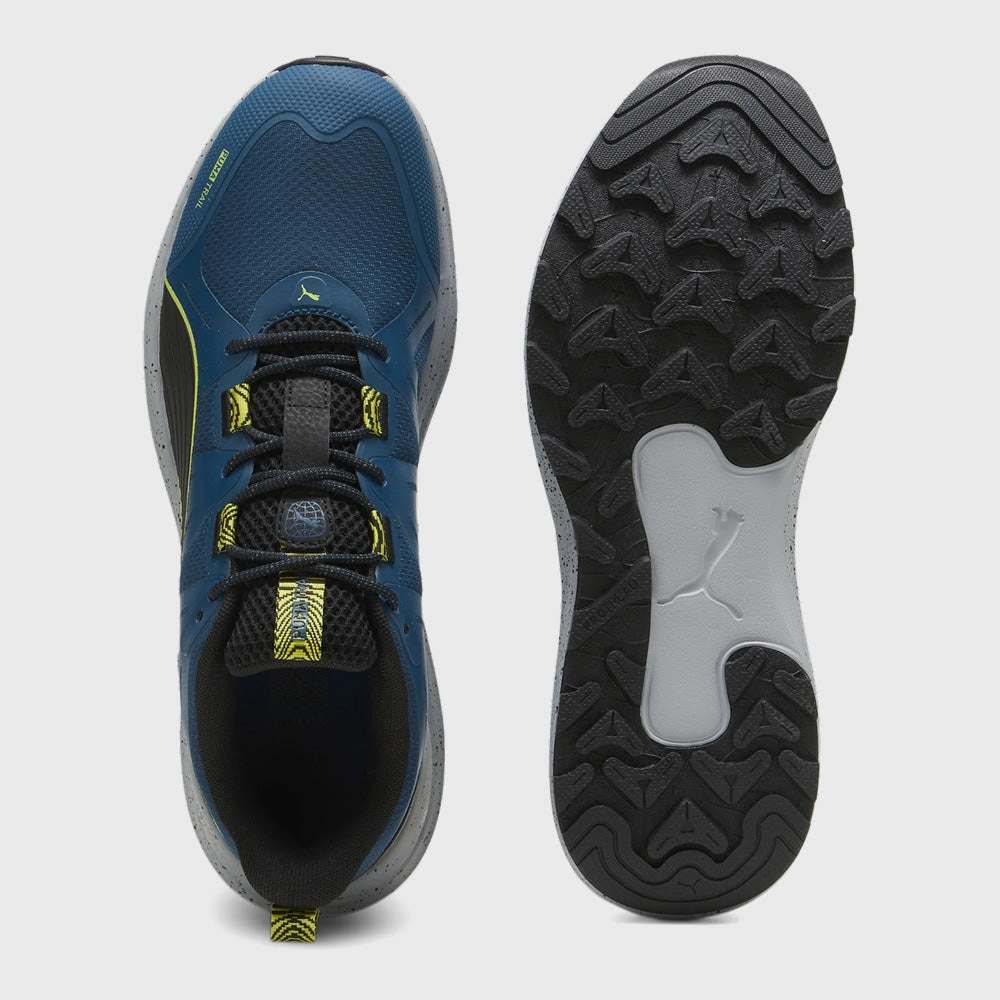 Puma Mens Reflect Lite Trail Running Blue/black _ 181123 _ Blue High Neck Puma Shoes