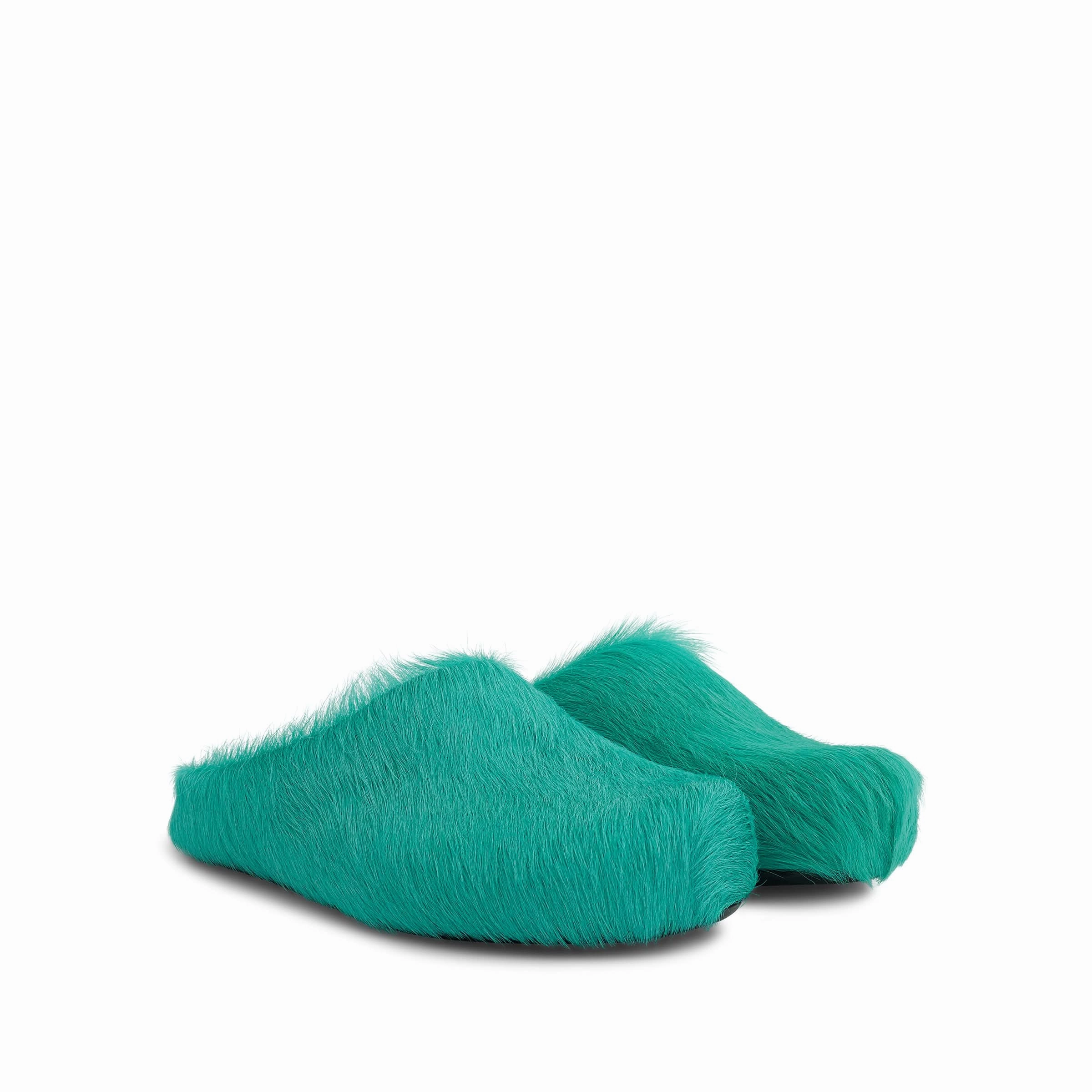 Fussbett Long Hair Sabot in Grass American Exchange Sandals