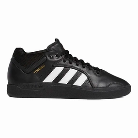 Adidas Tyshawn Shoes - Core Black/White/Gold Metallic Adidas Harden Stepback 3 Basketball Shoe