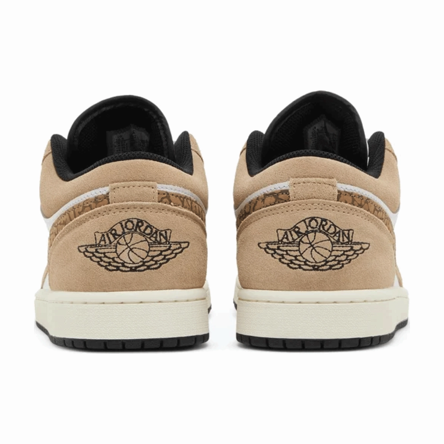 Air Jordan 1 Low SE 'Brown Elephant' Asics Shoes Walking