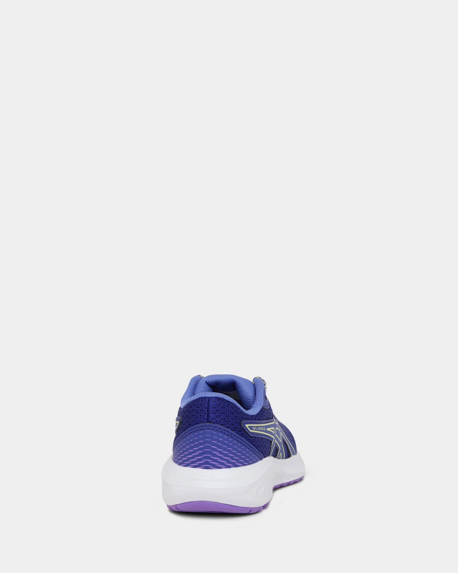 Gel-Excite 10 Grade School Eggplant/Glow Yellow Asics Classic Running Shoes