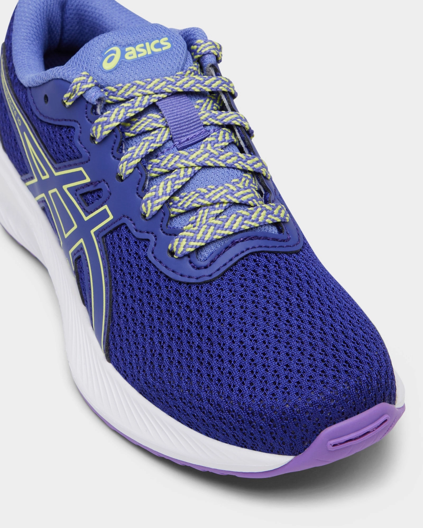 Asics Gel Rocket 9 Volleyball Shoes Gel-Excite 10 Grade School Eggplant/Glow Yellow