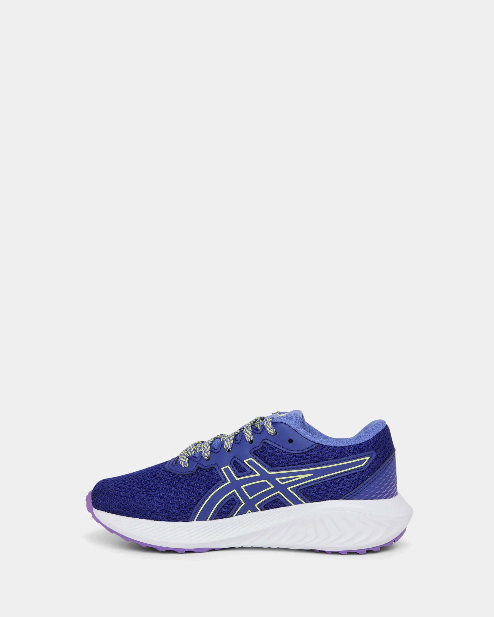 Asics Shoe Width B Or D Gel-Excite 10 Grade School Eggplant/Glow Yellow