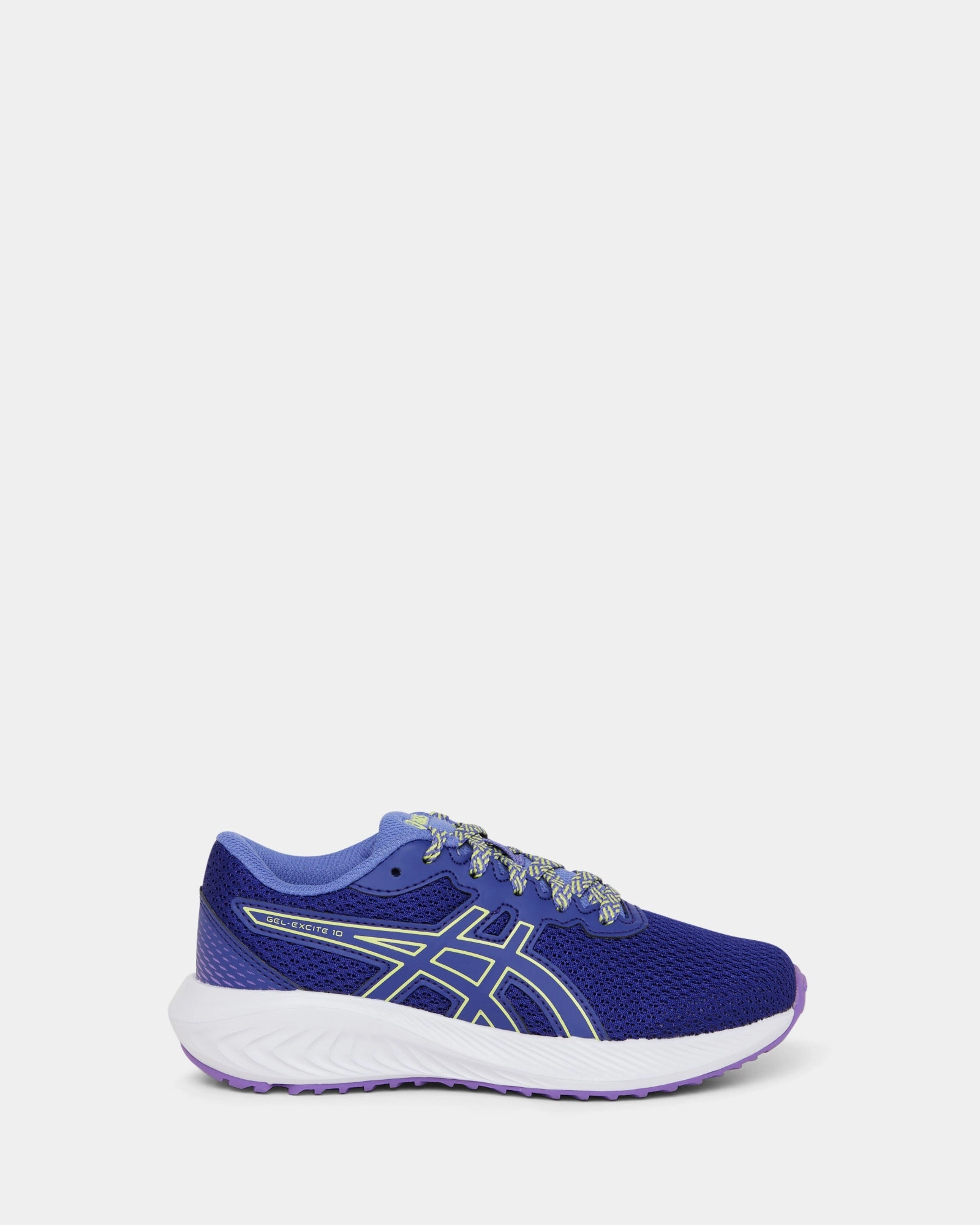 Asics Shoes Styles Gel-Excite 10 Grade School Eggplant/Glow Yellow