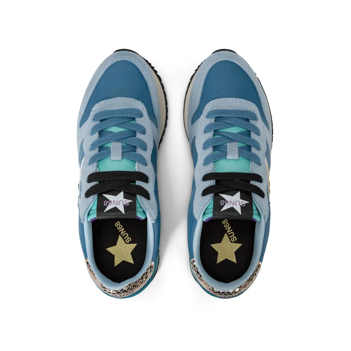 Croft And Barrow Sneakers SUN68 STARGIRL GLITTER LOGO SKY BLUE SNEAKERS FOR WOMEN