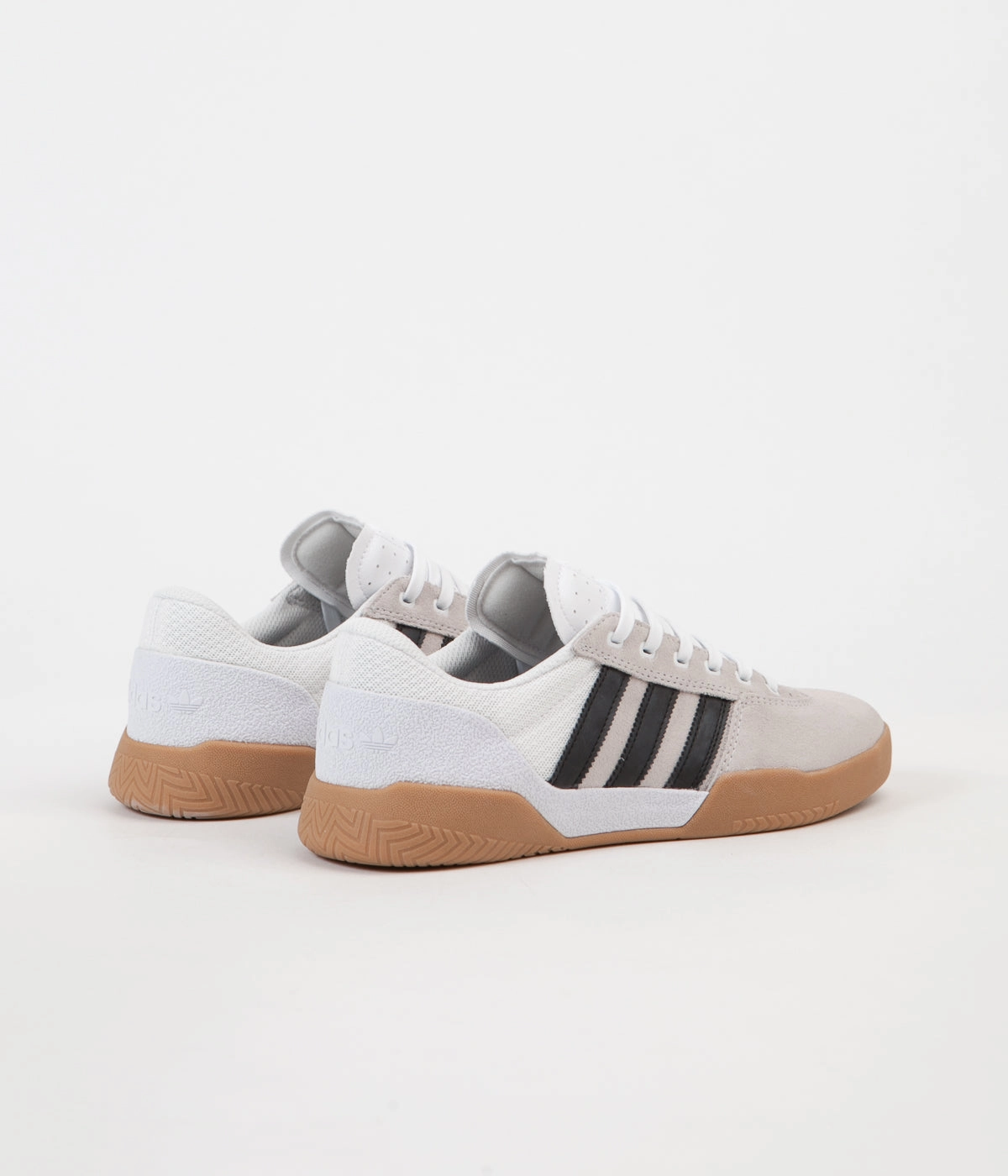 Pharrell Adidas Shoes Adidas City Cup Shoes - White / Core Black / Gum4