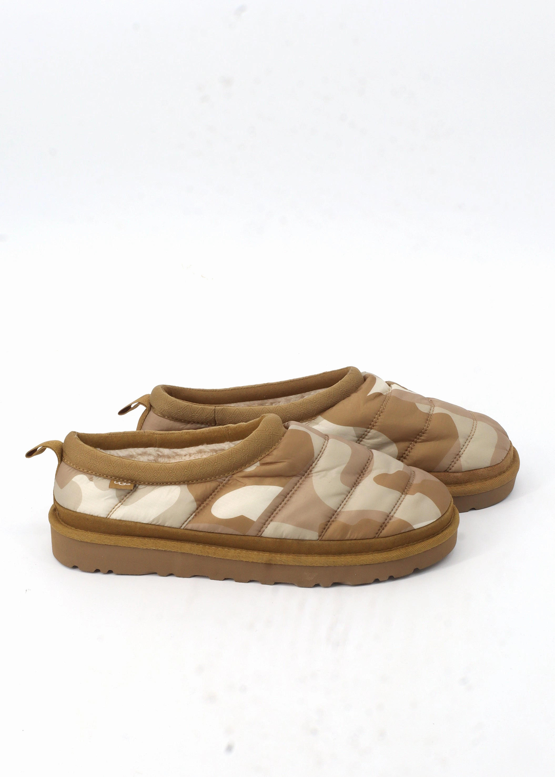 Men's Printed Slippers,Beige Papa Bear Slippers