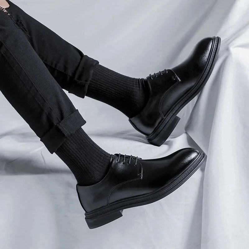 Genuine Leather Shoes Men Brogues Business Footwear Flat Flat Shoes Urban & Co