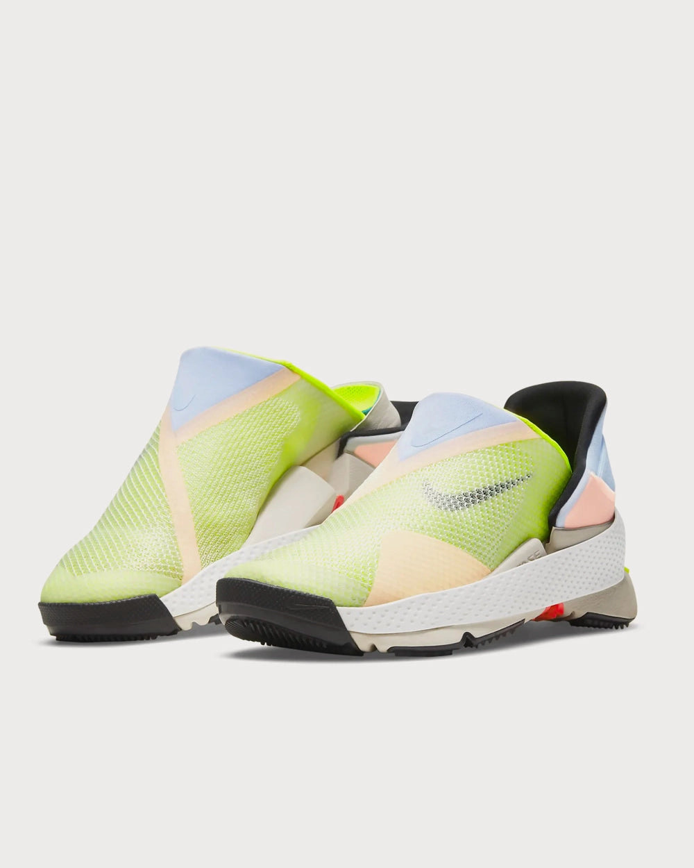 Super Shoes Asics Go FlyEase White/Celestine Blue/Summit White/Black Low Top Sneakers